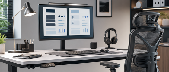 StackAudit | Desk Setup & Home Office Reviews Audible audiobook listening scene